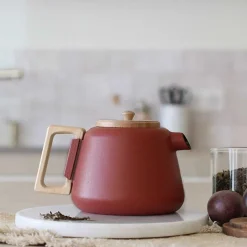 Ogo Petit Déjeuner*Théière viggo en fonte 1 L paprika