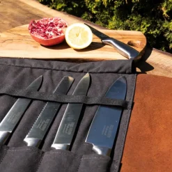 Alaskan maker Coutellerie*Trousse à couteaux charbon