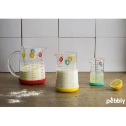 Pebbly Pâtisserie*Verre doseur base silicone 200 ml