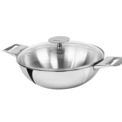 Cristel Cuisson*Wok inox Casteline amovible 24cm